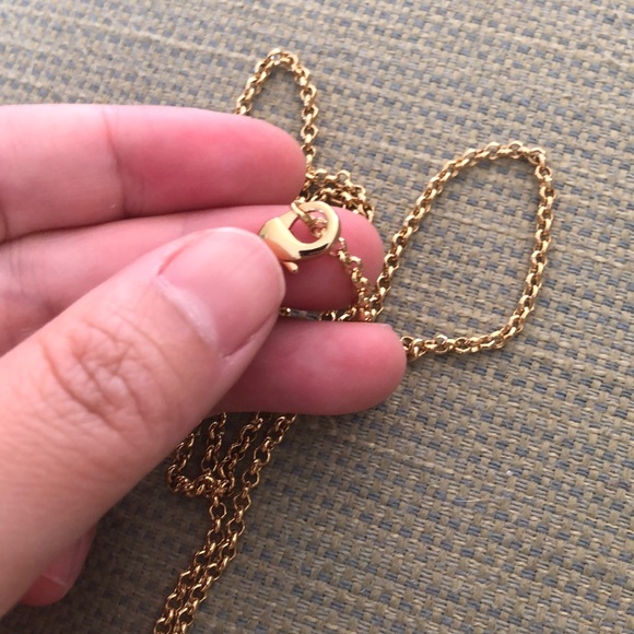 NWOT Carolina Herrera red/gold necklace - Picture 5 of 5